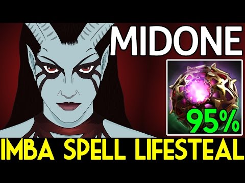 Imba Talent 95% Spell Lifesteal Queen of Pain by MidOne 7.06 Dota 2