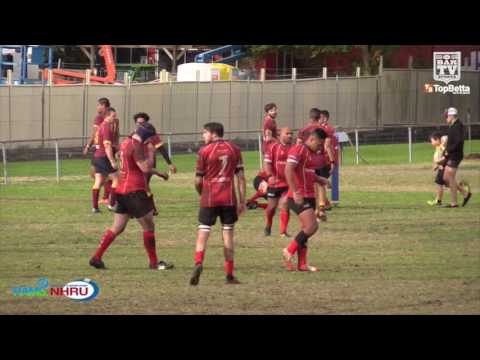2016 NHRU Round 15 - Premier 1 Highlights - Lake Macquarie v Waratah