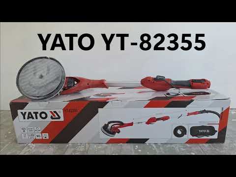 Yato sienų ir lubų šlifuoklis su dulkių nusiurbimu YT-82355, 820W, 215 mm. LED