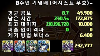 [8주년 기념배 랭킹던전] 232,777점 (라 고정 리더 pt.)