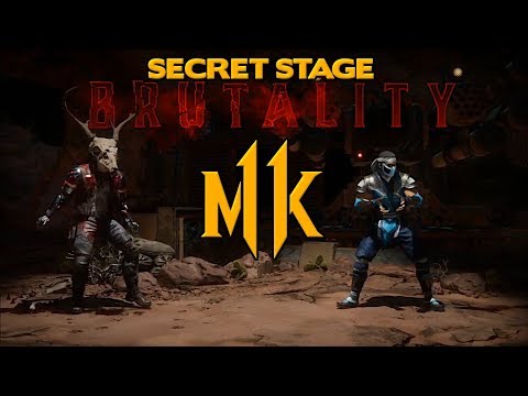 MK11 SECRET STAGE BRUTALITY!