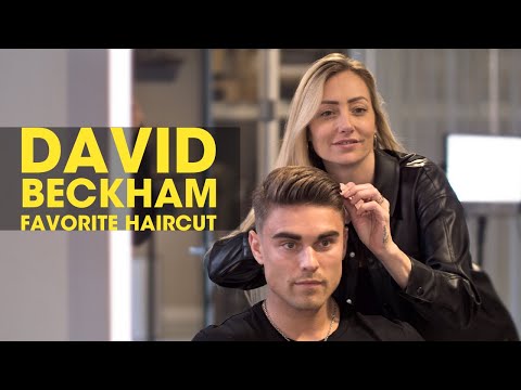 One of our favourite David Beckham hairstyles and haircuts