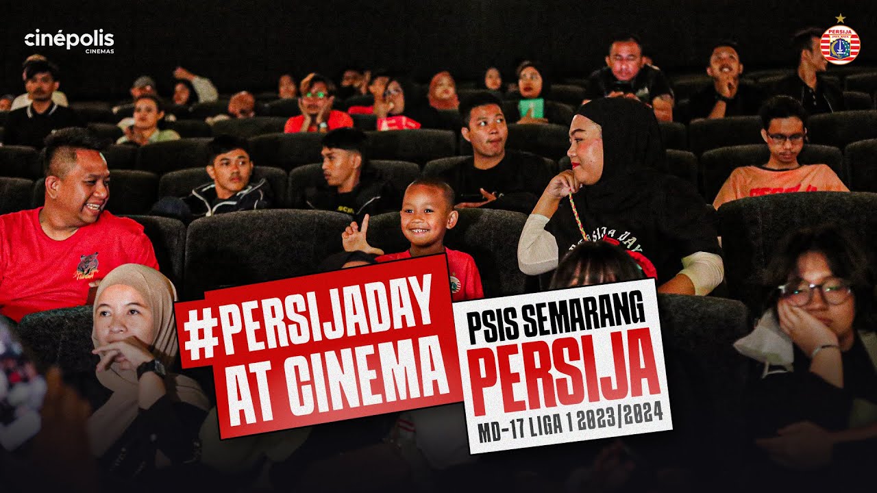 Dukung Saat Laga Tandang ke Semarang I Persija Day at Cinema