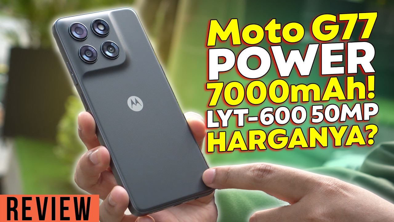 Kamera Sony 50MP, Baterai 7000mAh, UI Ringan! Review Motorola moto g77 Power