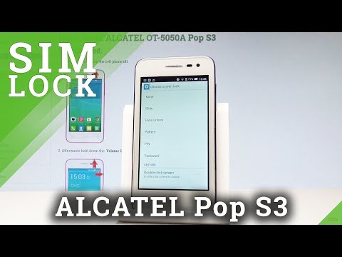 How to Set Screen Lock in ALCATEL Pop S3 - Add Pattern Lock |HardReset.Info