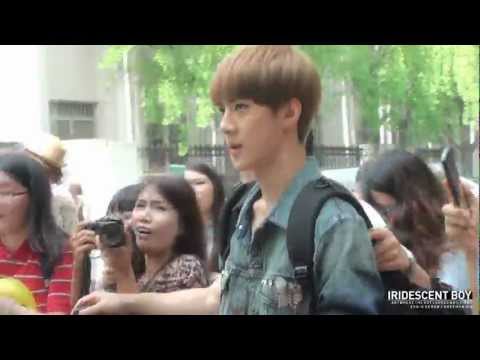 [HD]120817 On the way to KBS Music Bank Sehun fancam