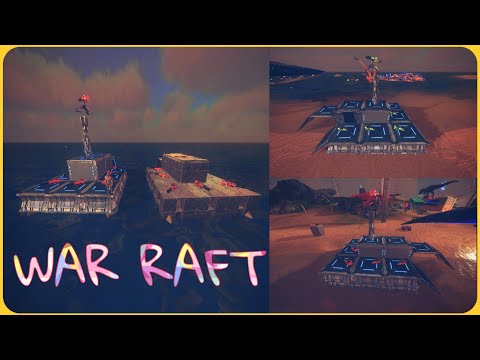 HOW TO MAKE WAR RAFT | Ark Mobile | @SparkY_isLive #arkmobile #arkbase