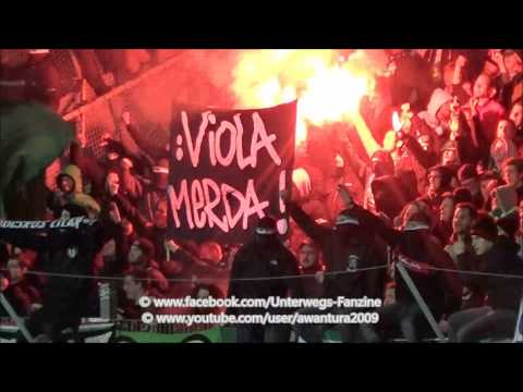 FK Austria Wien - SK Rapid Wien 2015/16(Corteo Rapid, Brachialer Tifo Austria, Ekstase Block West)