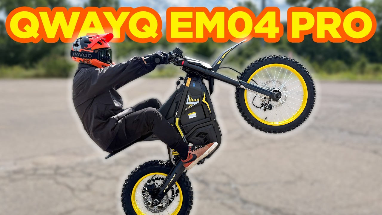 QWayQ EM04 Pro Electric Dirt Bike Review: Power, Handling & Top Speed Test