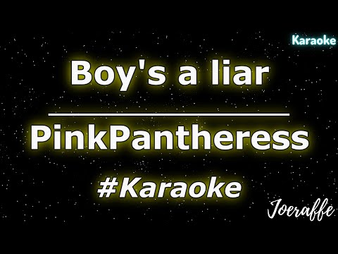 PinkPantheress - Boy's a liar (Karaoke)