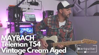 Video thumbnail for gear review #55 • Maybach Guitars Teleman T54 Vintage Cream Aged by hartguitar