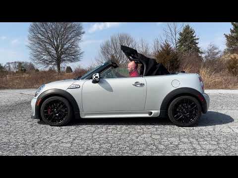 2013 Mini Cooper JCW Convertible Top Operation