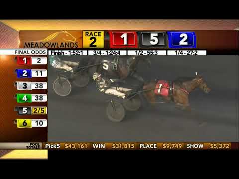 KJ's Justine & Yannick Gingras wins in 1.52,1 at Meadowlands. Kimberlee 2nd.