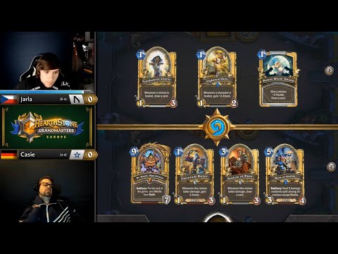 CASIE RAGE QUITS THE GAME?! Jarla vs Casie - Hearthstone Grandmasters Europe S2 2019 - Week 5