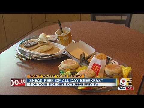 McDonald's all-day breakfast: What to expect