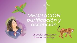 Meditación Purificación y Ascensión | Luna nueva Virgo