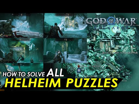 How to Solve All Helheim Puzzles Full Guide (With Time Stamps)  شرح | God of War Ragnarok