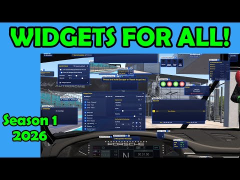 iRacing New Widget UI Explained | Season 1 2026 HUD Setup & Customization Guide