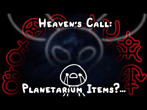 The Binding of Isaac: Repentance - ALL TAINTED PLANETARIUM ITEMS [Heaven's Call Mod: Lunar Update]