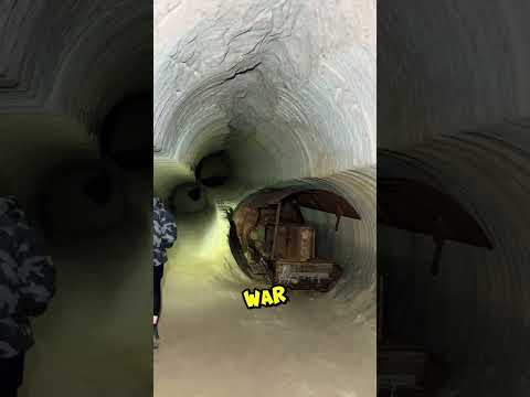 She found something shocking inside an abandoned bunker 😱☣️ #shorts