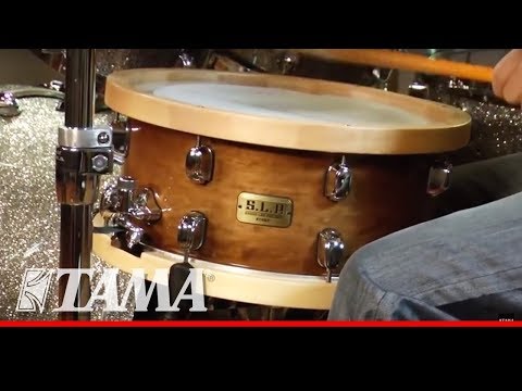 Tama S.L.P. Studio Maple 14"x6.5" Snare Drum Sienna image 6