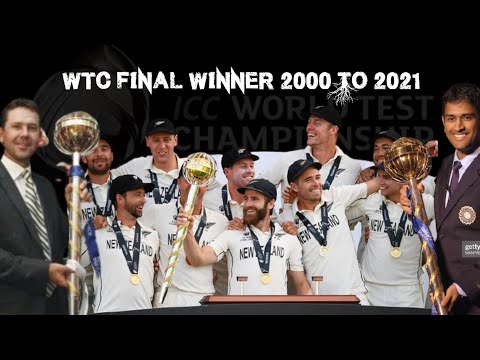 WTC Final winner 2000 - 2021 | wtc final winner 2021 | wtc final | wtc