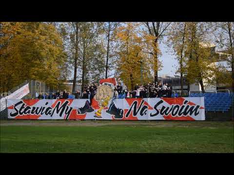 Hutnik Kraków - Beskid Andrychów (14.10.2017) kibice Beskidu