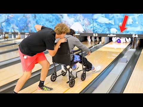 Bowling In Wheelchair Prank!