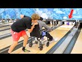 Bowling In Wheelchair Prank