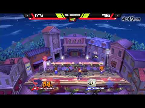 September '17 Ranbat - Extra (Game & Watch) vs Yehya (MetaKnight) - Pools Game 2