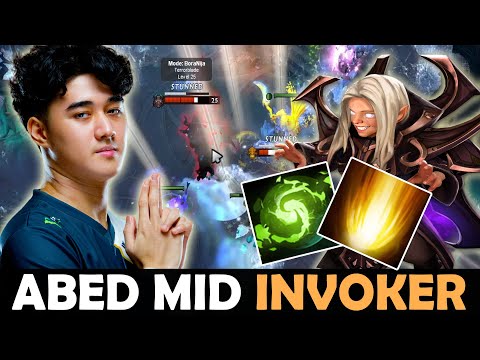 ABED MID INVOKER HARD GAME - INTENSE BATTLE! | DOTA 2 Gameplay
