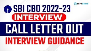 SBI CBO Interview Call Letter 2022-23 OUT || SBI CBO Interview Guidance By Harshita Khurana