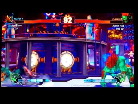SF4 G3 XBL match 3 - Azurkane(Sakura) v (Blanka)