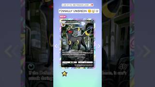Finnally umbreon 🥶👍🏻🤯 #bestcardeals #pokemon #viral #evolution #youtubeshorts #gamerfleet