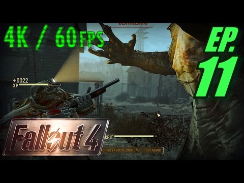 Fallout 4 Walkthrough in 4K Ultra HD / 60fps, Part 11: Dance with a Deathclaw in Concord