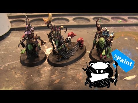 Spielebude Painting Tutorials - Gloomspite Gitz: Brewgit, Spiker und Skragrott the Loonking