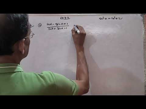 Class 10 Maths Chapter 8.4 Trigonometric Identities: Questions 5 & 6 Solved