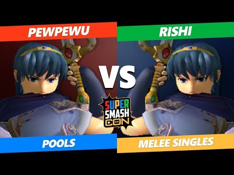 SSC 2019 SSBM - PewPewU (Marth) Vs. Rishi (Marth) Smash Melee Tournament Pools