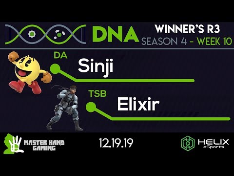 DNA S4:W10 - DA | Sinji (Pacman) Vs. TSB | Elixir (Snake) - Winner's R3