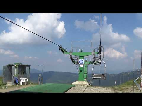 Discesa integrale seggiovia Marchisio "Monte Chiappo" - Pian del Poggio (PV) / Stollift / チェアリフト