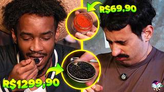 caviar barato vs caviar caro