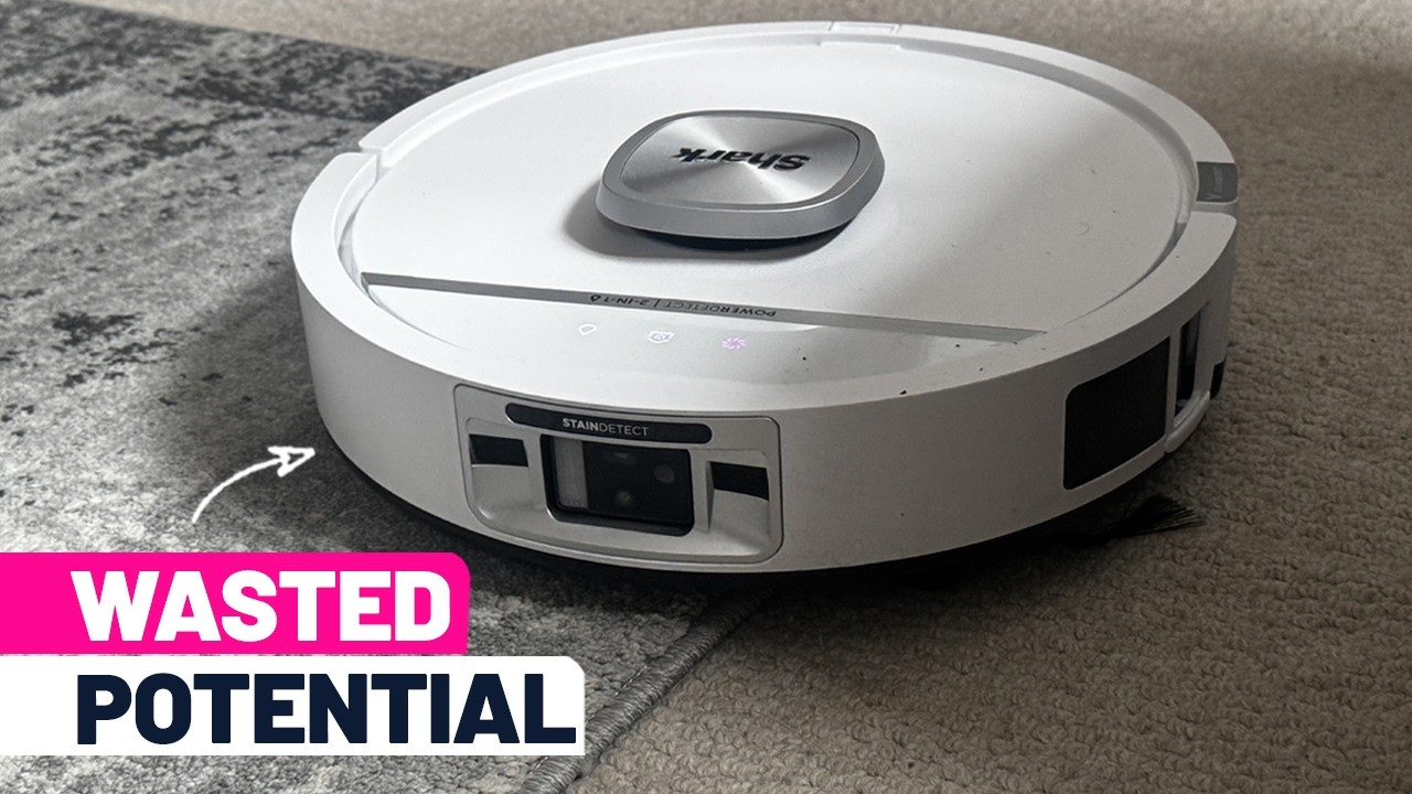 Shark PowerDetect UV Reveal review: impressive hardware laid to waste by software issues - YouTube