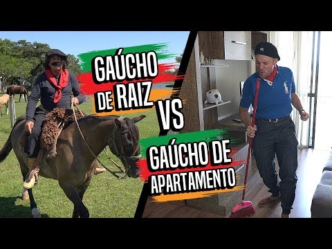 GAÚCHO RAIZ vs GAÚCHO DE APARTAMENTO
