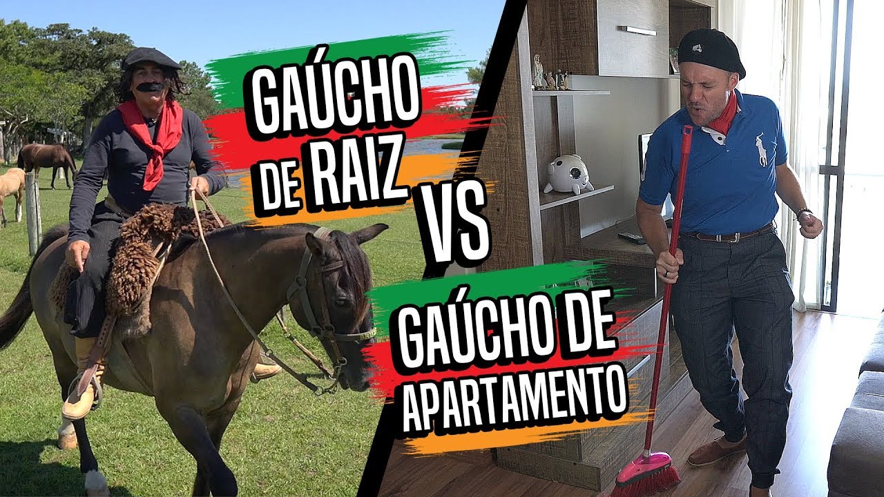 GAÚCHO RAIZ vs GAÚCHO DE APARTAMENTO