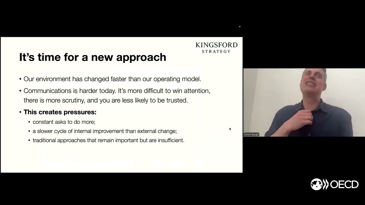 Communicating Public Finances: Speaker Series with Simon Baugh, former Chief Executive, UK Gov Coms