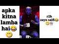 Zayn Saifi Apka Kitna Lamba Hai Round2hell Funny Memes Whatsaap Status Video