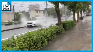 ｢部屋の中がびしょびしょで…｣ 東海地方を襲った大雨 一時氾濫状態になった川も 名古屋は道路が一時冠水