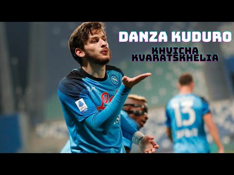 Khvicha Kvaratskhelia ► Danza Kuduro ● Best Skills | HD ⚽ 🔥
