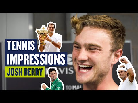Tennis IMPRESSIONS! | These are unreal 😂 | Josh Berry is Rafa, Roger, Novak and the Murrays! | LTA