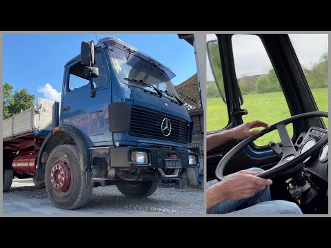 Mercedes-Benz NG 1928 V8                   [DRIVING and V8 SOUND] Oldtimer LKW